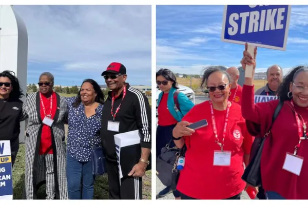 CWAers Join UAW Picket in Reno