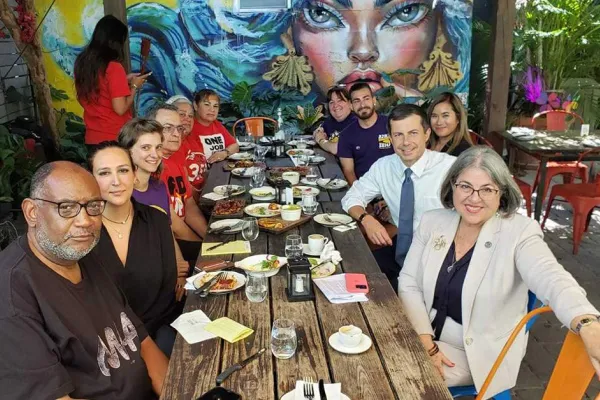 CWAers Meet with Sec Buttigieg