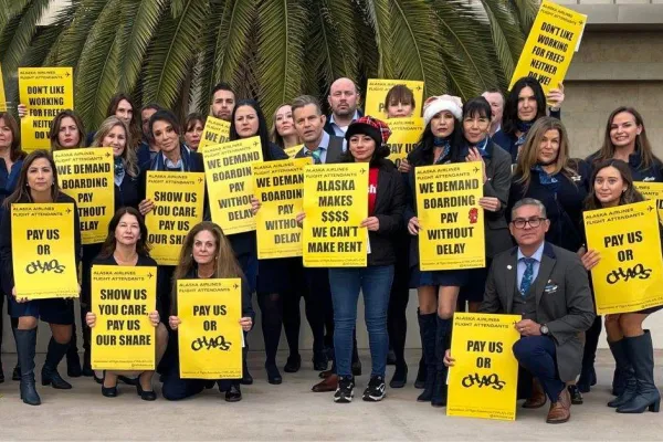 AFA Pickets John Wayne Airport