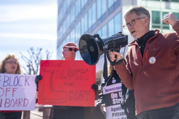 On the strike line with Steve Mellon