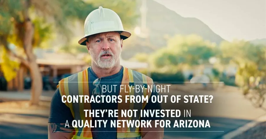 AZ Broadband Ad Screenshot