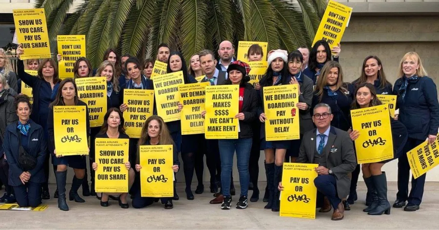 AFA Pickets John Wayne Airport