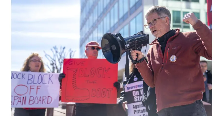 On the strike line with Steve Mellon