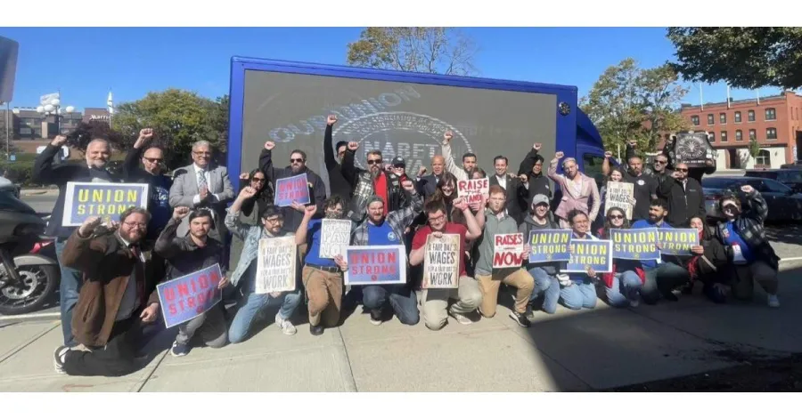 NABET-CWA's WLNE Union Holds Rally in Providence, R.I.