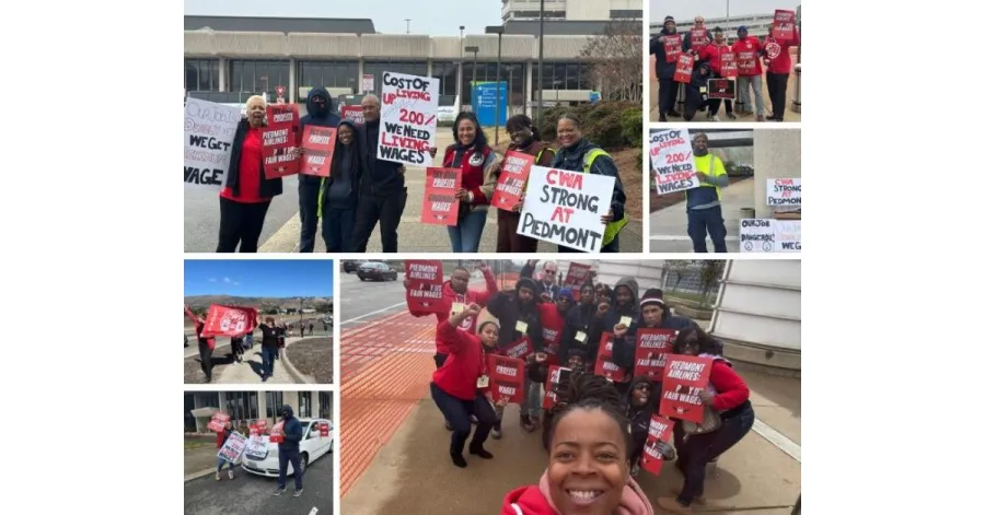 Piedmont Passenger Service and Ramp Workers Picket