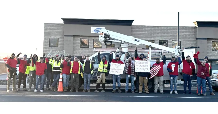 TDS Workers Wear Red