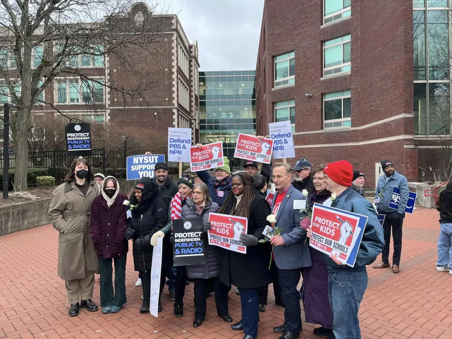 PBS and NPR Rally in Binghamton, New York
